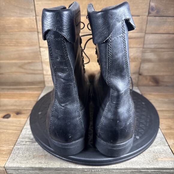 Addison Shoe Co. Steel Toe Men’s Size 9D Military Combat Black Boots USA Made - Picture 4 of 10